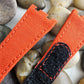 AP Bands Orange Velcro Style Nylon Strap For Audemars Piguet Royal Oak Offshore 42mm