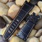 Capolavoro Black Alligator Leather Strap For Audemars Piguet Royal Oak Offshore 26470 42mm