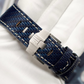 AP Bands 100% Genuine Blue Carbon Fiber Strap For Audemars Piguet Royal Oak Offshore 42mm 26470