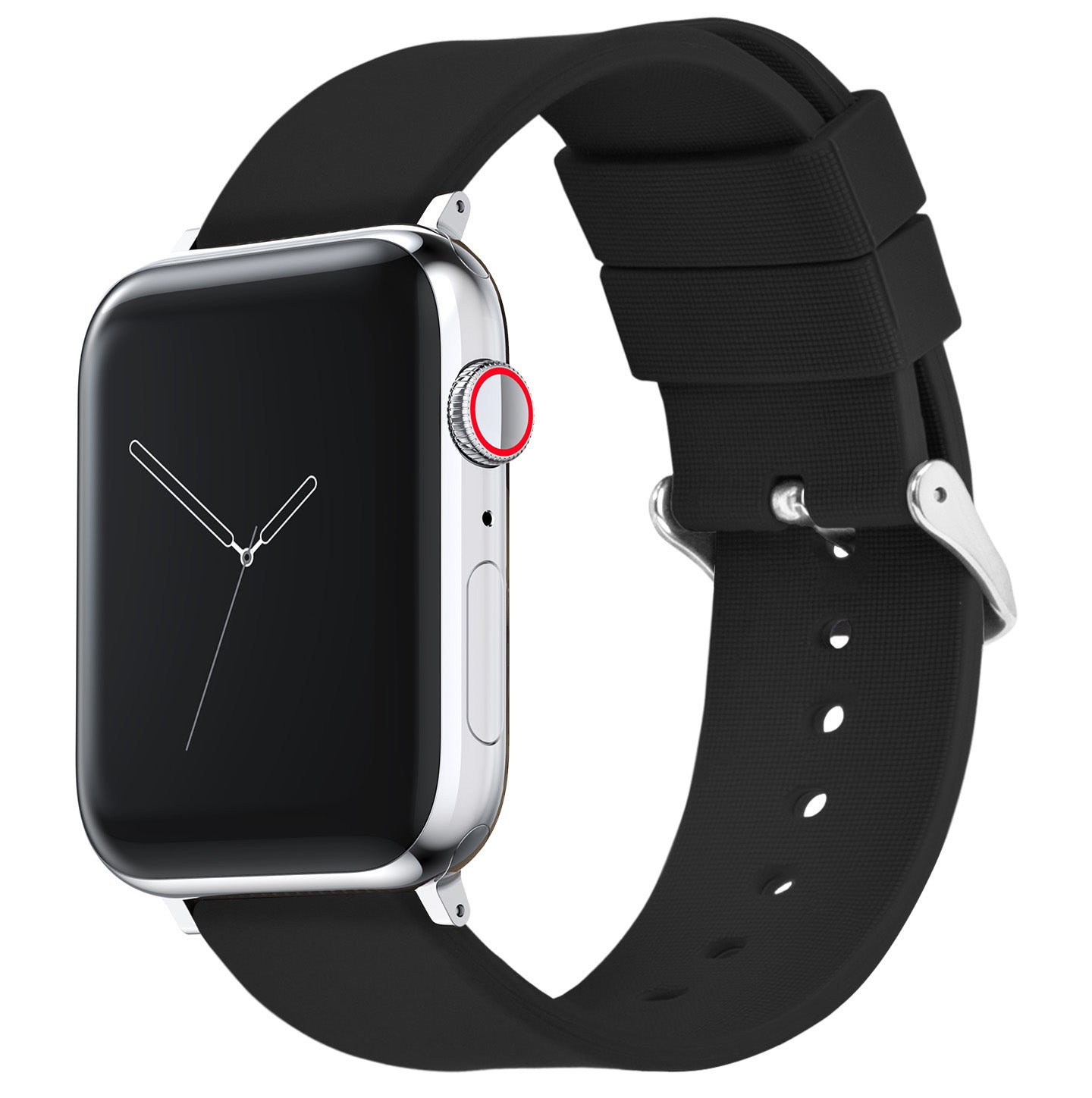 Apple Silicone Black Watch Band