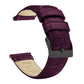 Merlot Alligator Grain Leather Watch Band