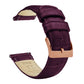 Merlot Alligator Grain Leather Watch Band