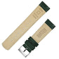 Forest Green Alligator Grain Leather Watch Band