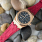 Pitone Red Python Leather Strap For Audemars Piguet Royal Oak 15300 15400