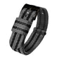 Grey With Black Stripes Elite Nylon NATO® Style Watch Band (18mm, 24mm SALE)