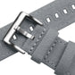 Cool Grey Premium Canvas Watch Band