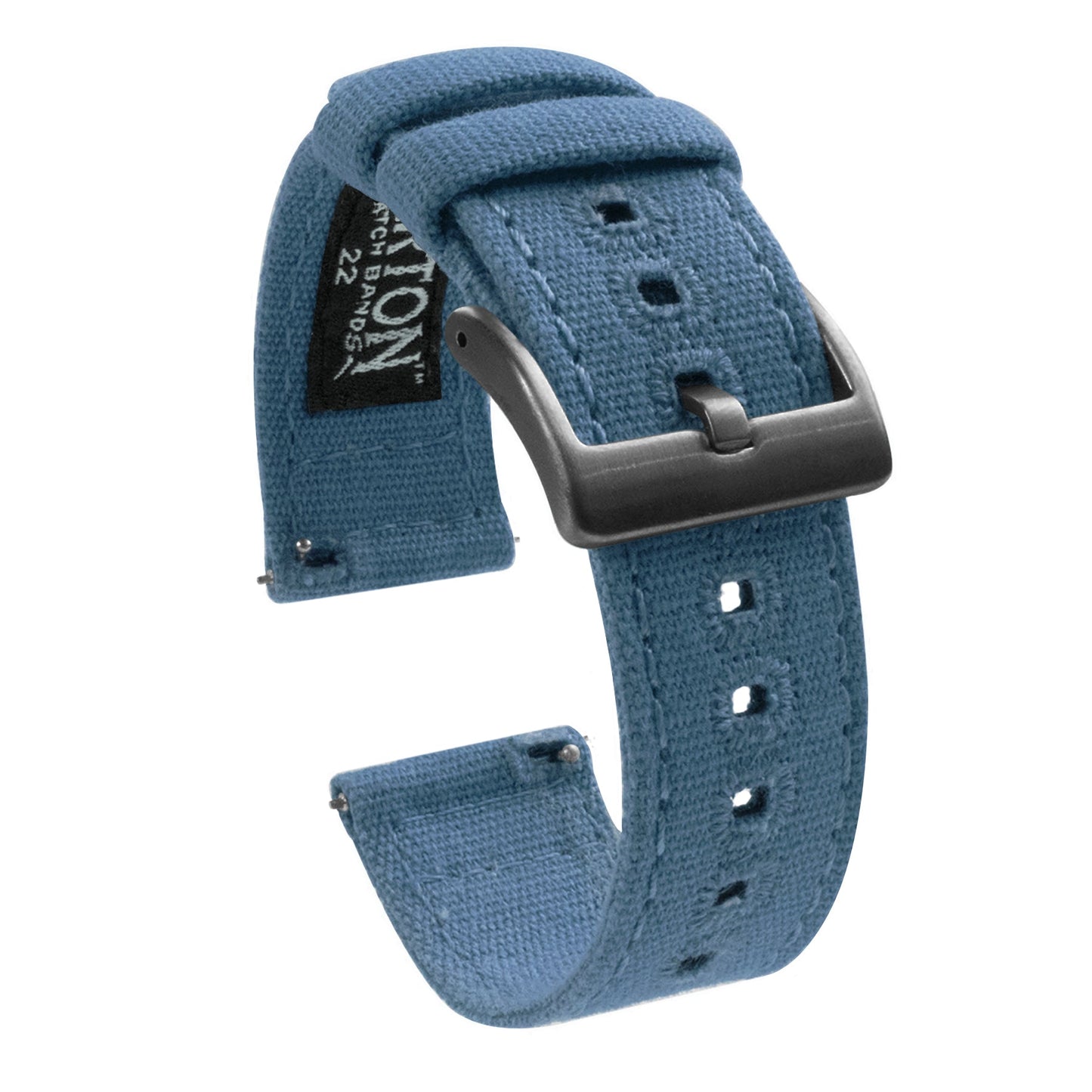 Nantucket Blue Premium Canvas Watch Band