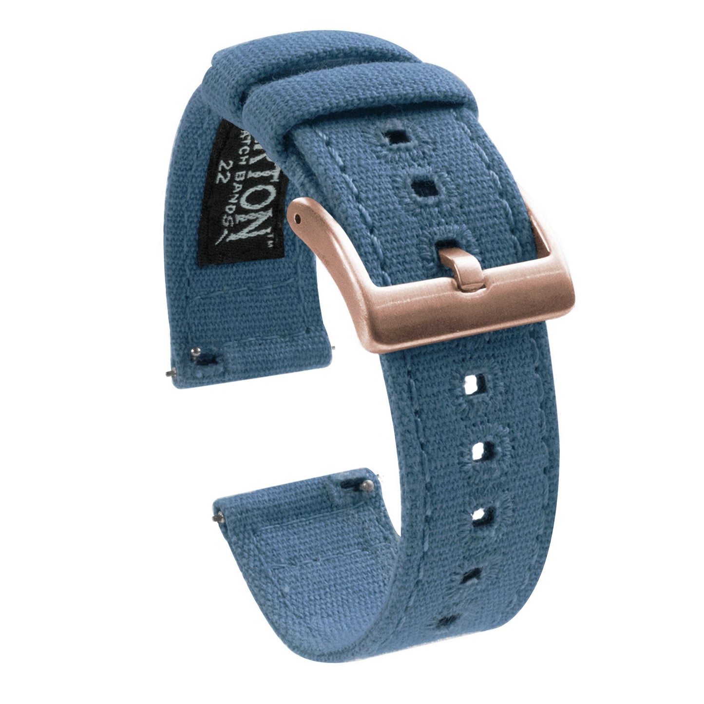 Nantucket Blue Premium Canvas Watch Band