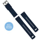 Omega Moonswatch Elite Silicone Navy Blue Watch Band