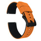 Omega Moonswatch Elite Silicone Pumpkin Orange Top Black Bottom Watch Band