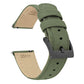 Army Green Sailcloth Quick Release Watch Band