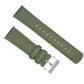 Army Green Sailcloth Quick Release Watch Band