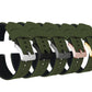 Army Green Top Black Bottom Elite Silicone Watch Band