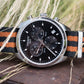 Black Burnt Orange Jetson NATO® Style Watch Band (24mm SALE)