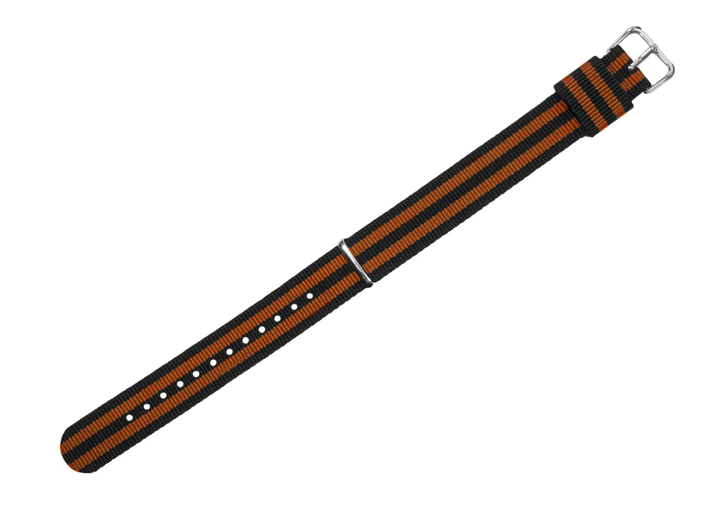 Black Orange Nylon NATO® Style Watch Band (22mm SALE)