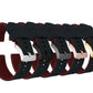 Black Top Crimson Red Bottom Elite Silicone Watch Band