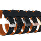 Black Top Pumpkin Orange Bottom Elite Silicone Watch Band