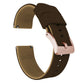 Brown Top Khaki Bottom Elite Silicone Watch Band