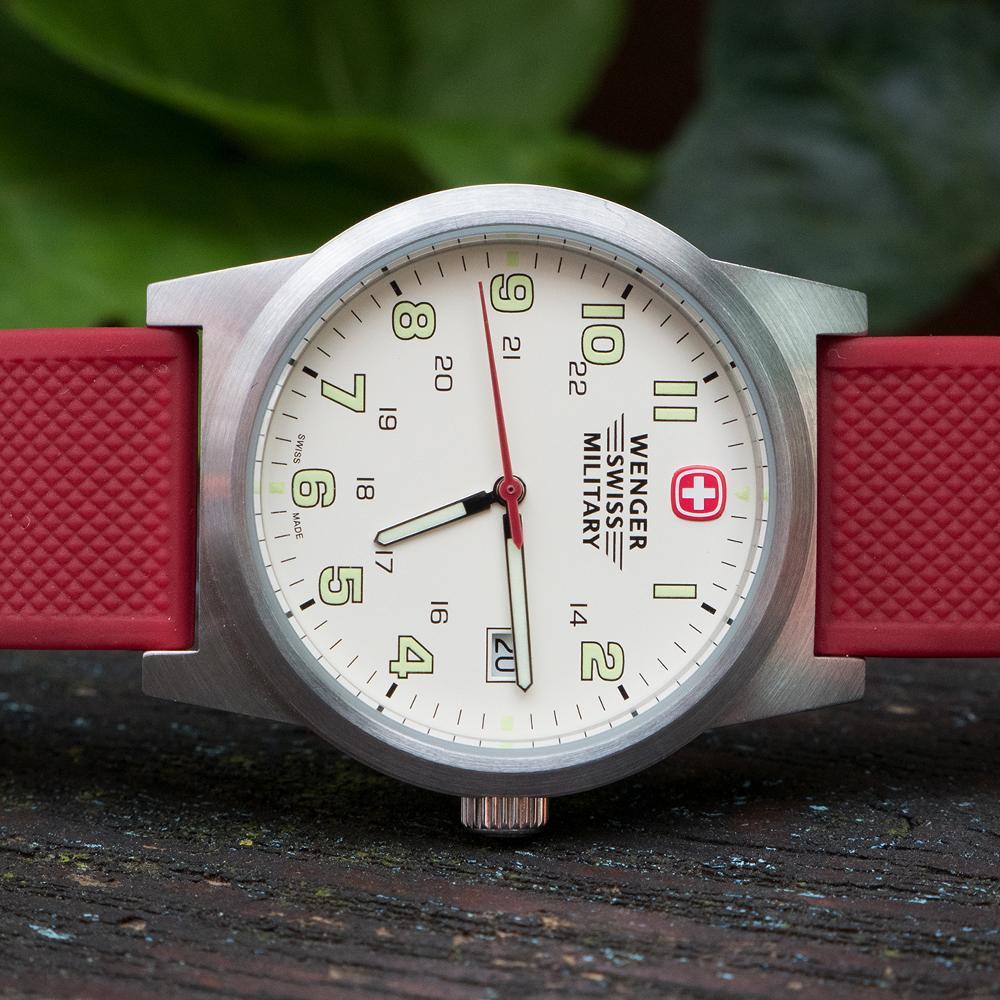 Crimson Red Elite Silicone Watch Band