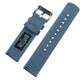 Nantucket Blue Premium Canvas Watch Band