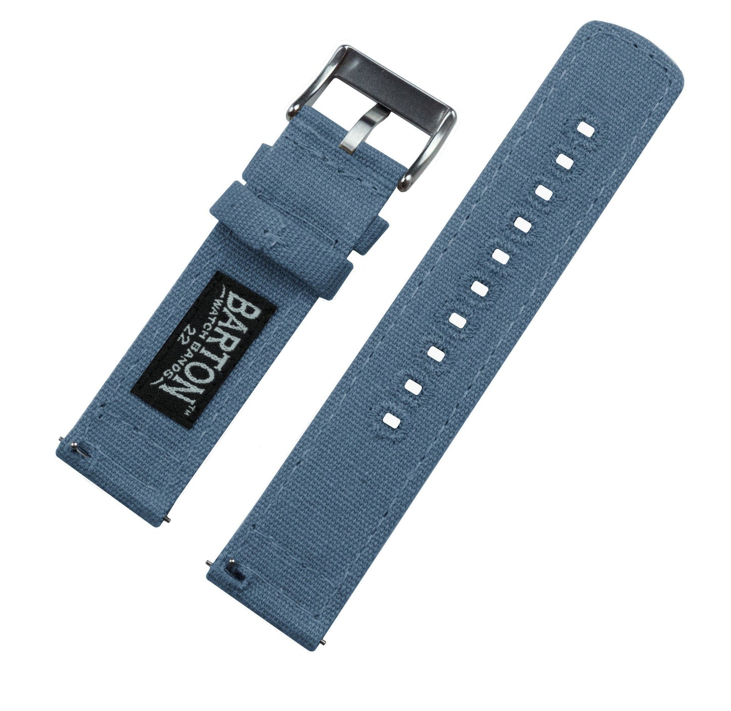 Nantucket Blue Premium Canvas Watch Band