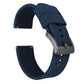 Navy Blue Elite Silicone Watch Band