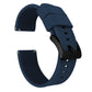 Navy Blue Elite Silicone Watch Band