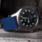 Navy Blue Elite Silicone Watch Band