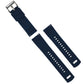 Navy Blue Elite Silicone Watch Band