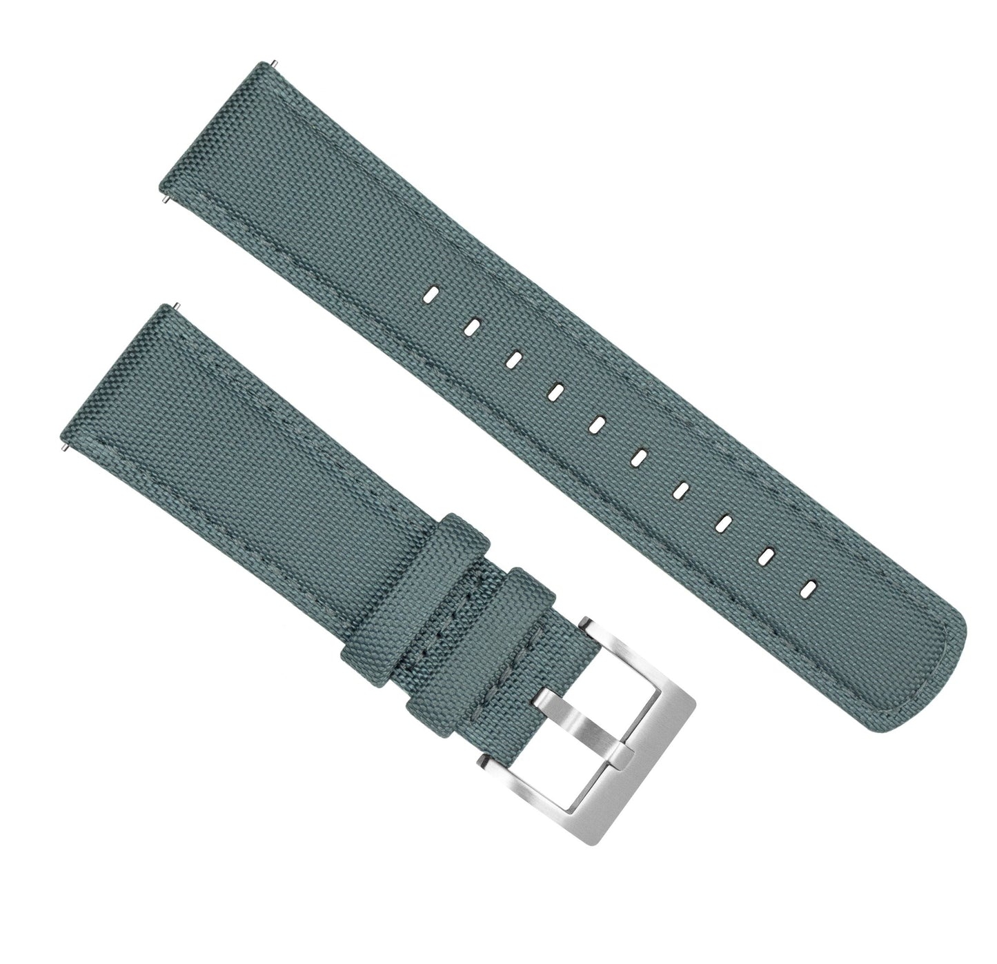 Slate Grey Sailcloth Quick Release Watch Band